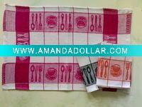 100% cotton durability printed stripe tea towel