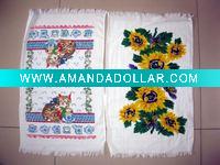 100% cotton durability printed tea towel