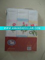 Embroidery tea towel