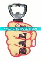 Wholesale Rubber & Metal bottle opener