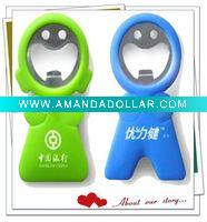 Wholesale Promtional soft pvc bottle opener
