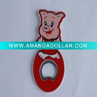 Wholesale Multifunctional fashion pvc bottle opener