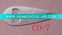 Wholesale Deluxe 18/0 or # 430 Stainless Steel Can & Bottle Opener with satin finish
