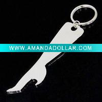 Wholesale promotion bottle opener keychain