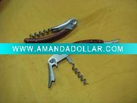 stainless steel wine bottle corkscrew