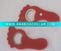 Wholesale bottle opener shaped footprint