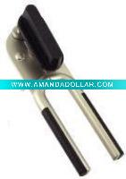 Zinc alloy can opener with chrome or nickel finishing