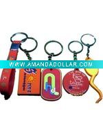 Fashion silicone keychain