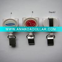ear shaped badge reel