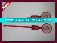 Wholesale NEW design red plastic stirrer