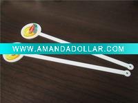Wholesale white plastic stirrer