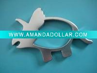 Wholesale promotion metal animal shape beer bottle opener