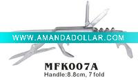 Wholesale (MFK007A) 3.5" 7 Fold Multi-Function Pocket Knife