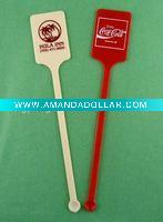 plastic cocktail stirrer