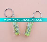 Wholesale popular bottle shape keychain