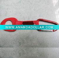 Wholesale carabiner with bottle hanger holder