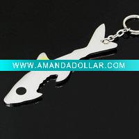 promotion fish shape bottle opener keyholder