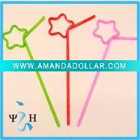 Wholesale snake shape solid drinking straw