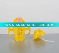 Wholesale drinking bottle with straw