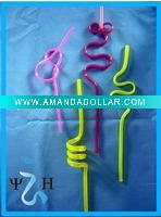 Wholesale 2011 fashion plastic drinking straw