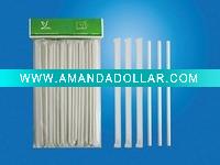 Wholesale Plastic paper wrapped straight drinking straw