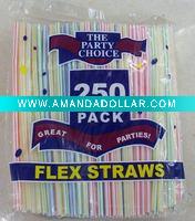 Wholesale 1 dollar item: plastic drinking straw