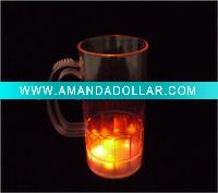 Wholesale LED flashing plastic juice cup geat for party