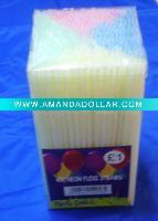 Wholesale 400pcs neon flexi straws