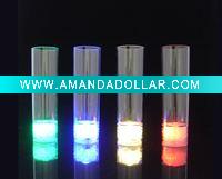 Wholesale color change LED flashing plastic juice glass
