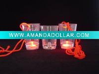 Wholesale LED flashing plastic wine cup geat for party