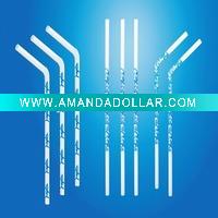 Wholesale printed flexible drinking straw