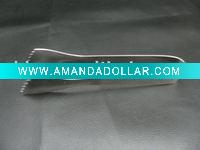 stainless steel ice tongs