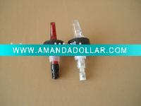 Wholesale Plastic Wine pourer with steel ball for measuring