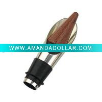 Wholesale GSA101B stainless steel wine pourer wine stopper
