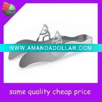 Wholesale Stainless Steel Ice Tongs with Mirror Surface Finish, Customized Logos are Accepted;