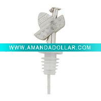 Wholesale bottle pourer,made of stainless steel and plastic