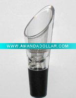 Wholesale Plastic wine pourer for pour strain sober up wine