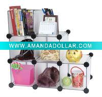 Wine rack made of plastic material