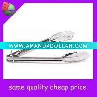 Wholesale Stainless steel Kitchen Serving Tongs; Promotional high quality ice tong;