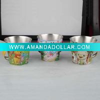 Tin Bucket with Handle