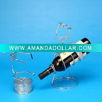 Wholesale SMDG-00801A wine rack wood metal
