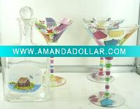 Wholesale glass wine set