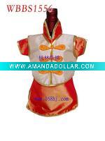 Wholesale chinese silk wine bottle set gift bags
