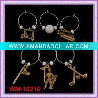 Wholesale Sports Wine Charm