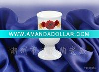 ceramic goblet
