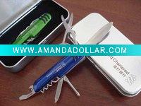 Pocket knife multi tool camping tool set