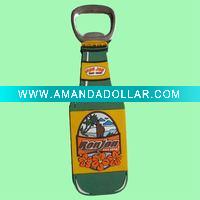 Wholesale PVC bottle shaped bottle opener