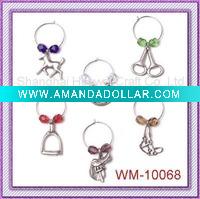 Wholesale Horse Wine Charm
