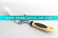 Wholesale stainless steel cheese knife with plastic handle