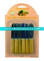 Wholesale 6pc Butter/Cheese Flatter Length:4" - A04721